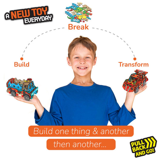 Smartivity Multibuilds - Spin-n-Go Kit STEM Toy for Kids 6+
