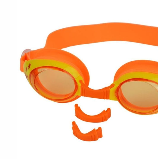 Starry Orange Anti-Fog UV Protection Leakproof Design Swim Goggles for Kids, 3Years - 8Years