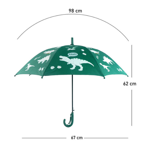 Dino theme Color Changing Magic Umbrella for Kids,5Years - 10Years