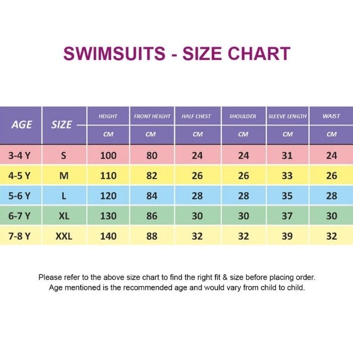 Full Length Dive Baby Pink Strawberry Printed Kids Swimwear In Upf 50+ Fabric with Free Washbag