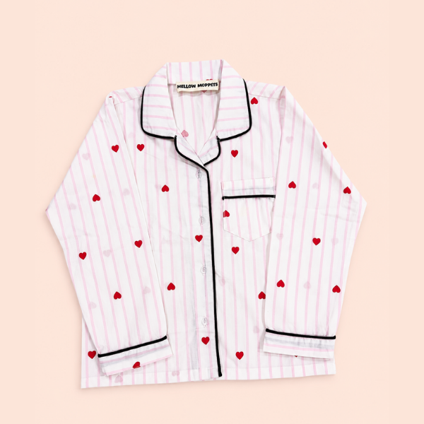 Sweetheart Stripes Night Suit