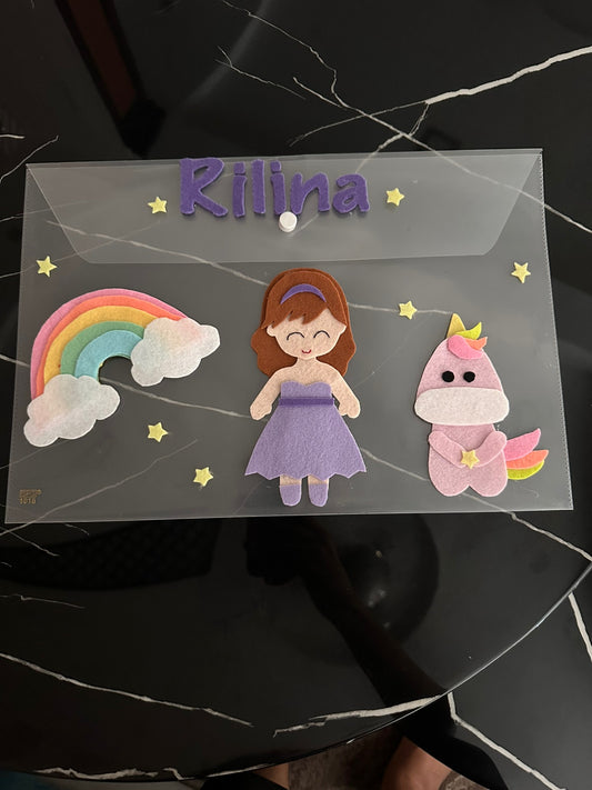 Clear Folder for kids