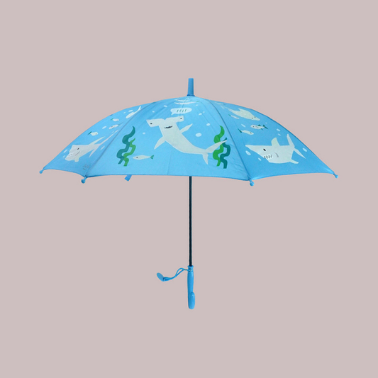 Shark theme Color Changing Magic Umbrella for Kids,5Years - 10Years