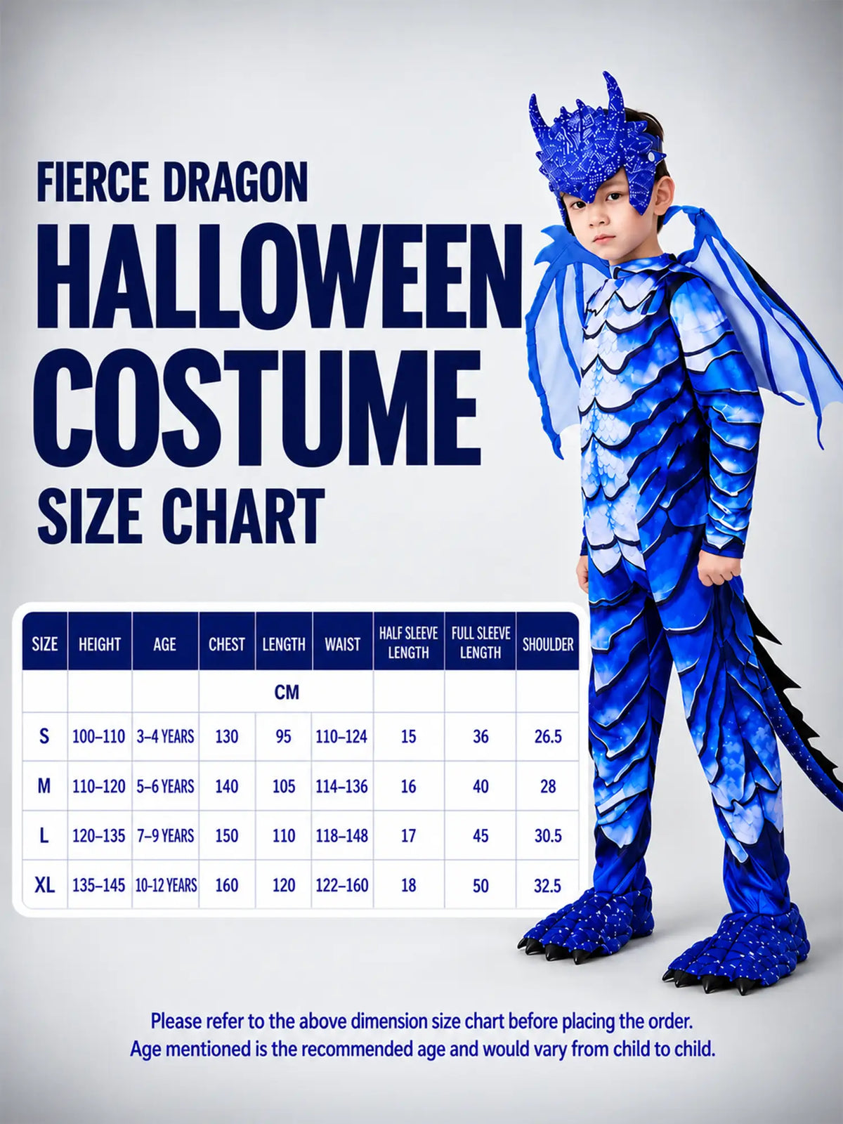 Fierce Dragon kids' Halloween costume