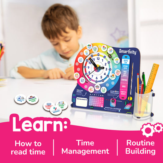 Smartivity Interactive Clock STEM Toy for Kids 6+