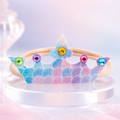 Choko Rainbow Crown Gemstone Headband – Multi Color