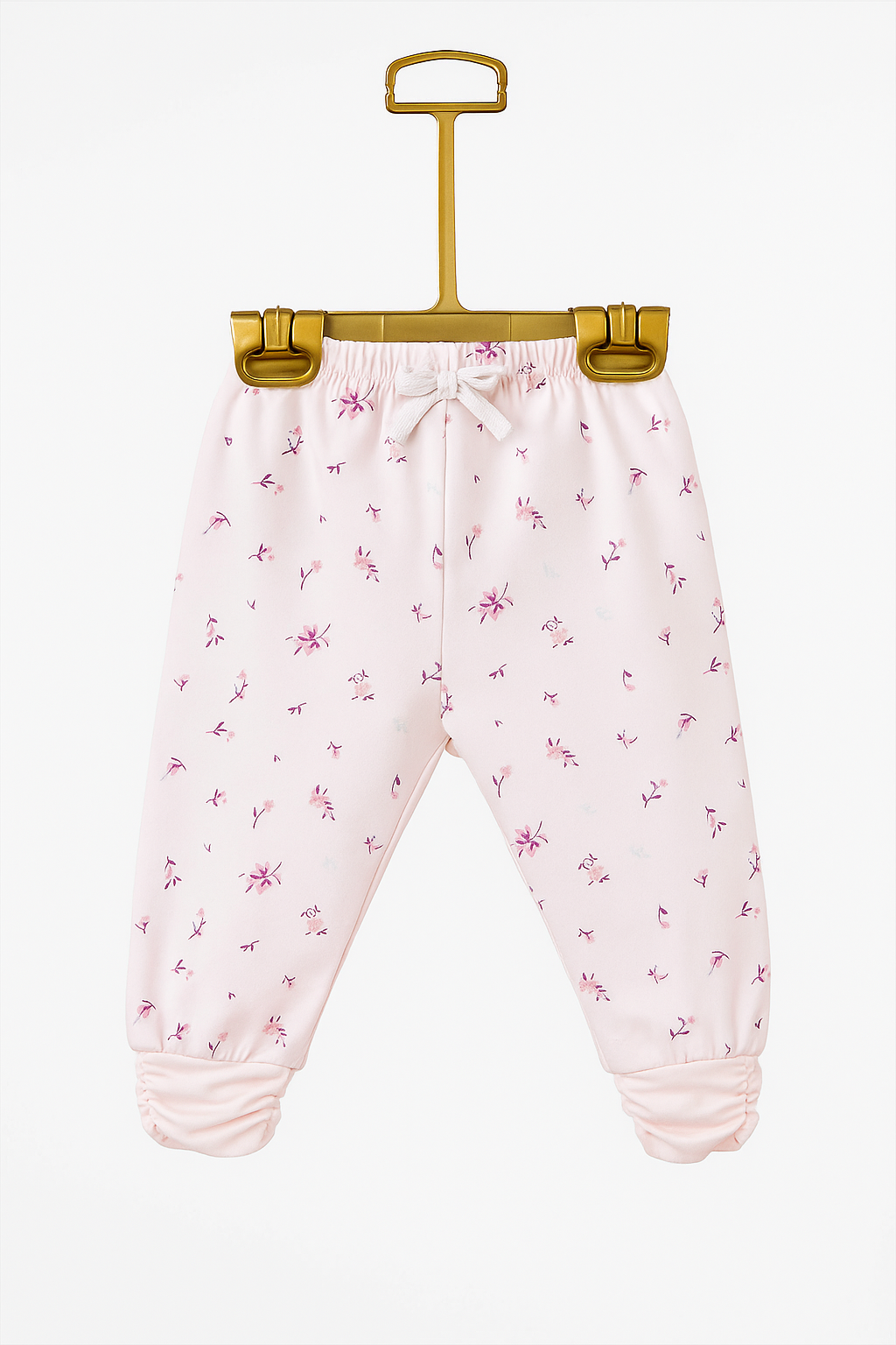 Sweet Princess Swan Organic Ruffle‑Sleeve Tee & Knot‑Hem Pant Set