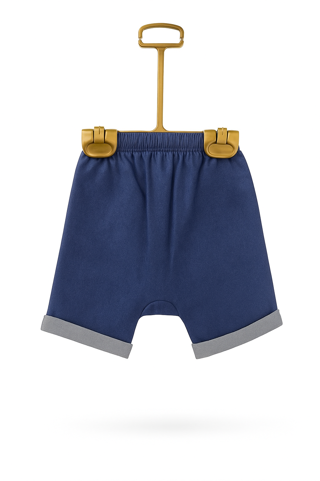 Yo! Tractor Organic Stripe Tee & Denim Short Set