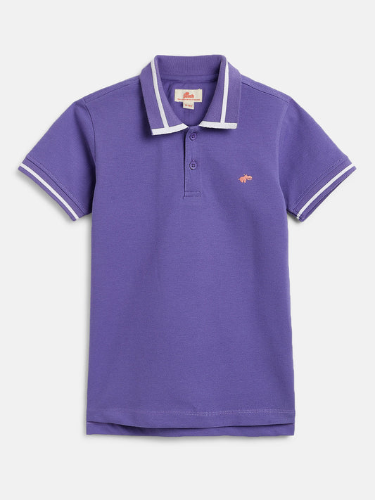 The Classic Little Polo for Girls in Purple
