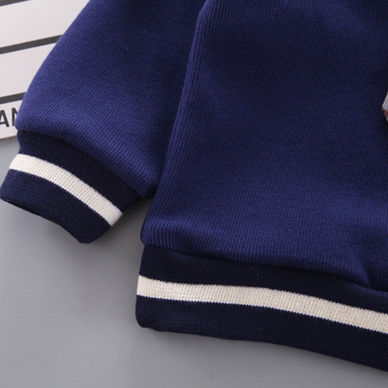 Baby Boy Gentleman Sweater With Tie Blue Baby Clothing for kids