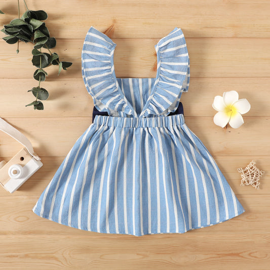 Baby girl striped casual frock
