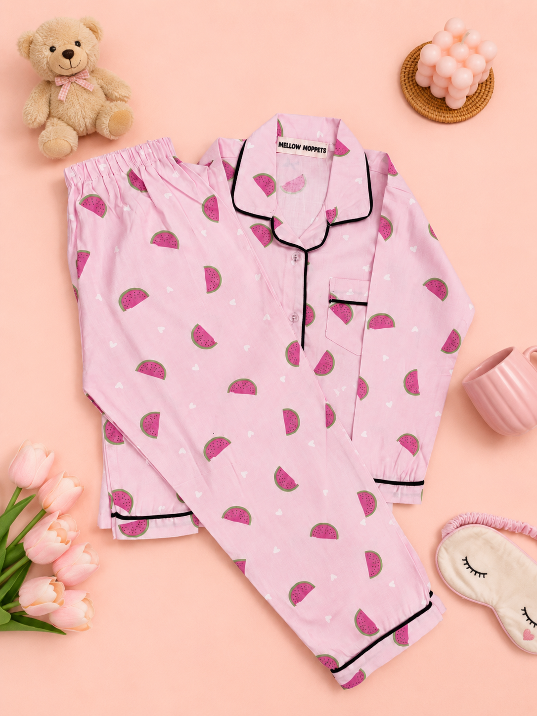 Sweet Watermelon Night Suit
