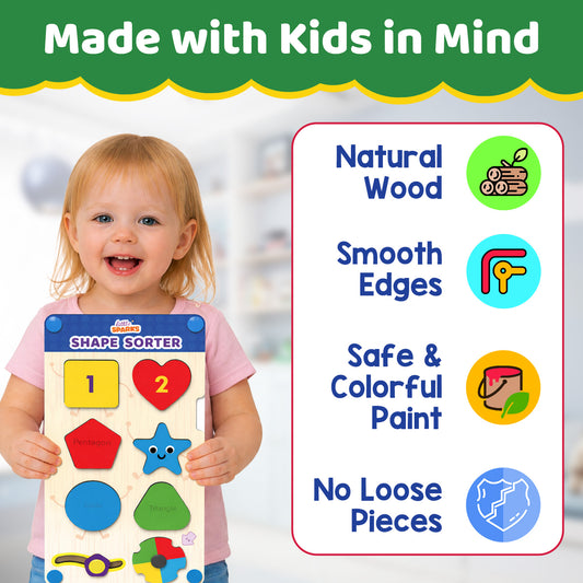 Smartivity Shape Sorter STEM Toy for Kids 2+