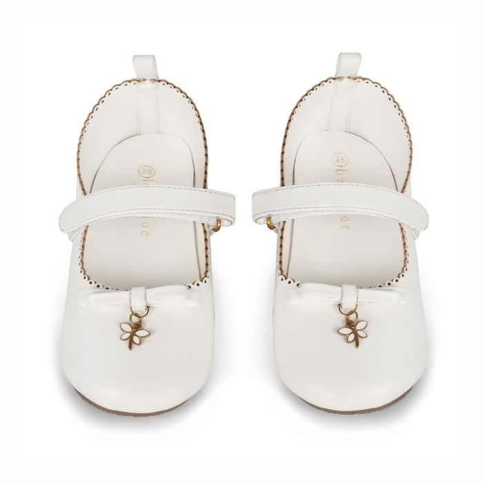 White Butterfly Ballerina & Clip Combo