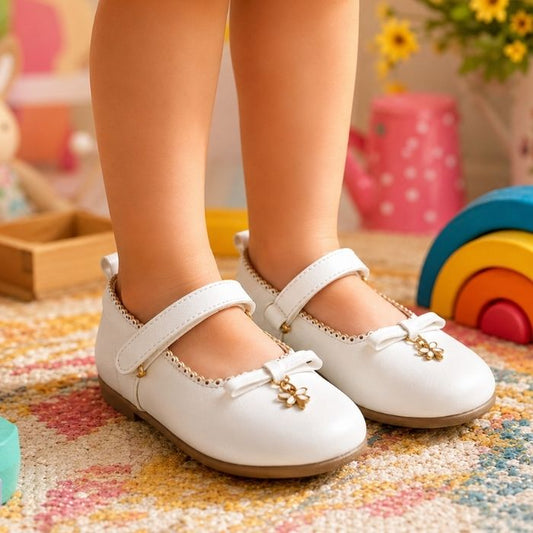 White Butterfly Ballerina & Clip Combo