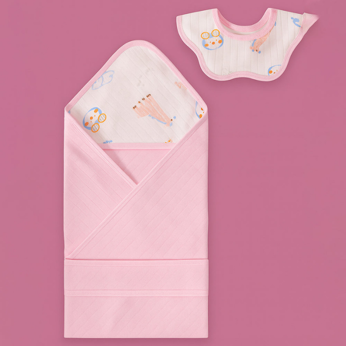 22pcs Pink Penguin Newborn Baby Girl/ Boy Gift Box, all season wear Gift Hamper, (0 - 12 months)