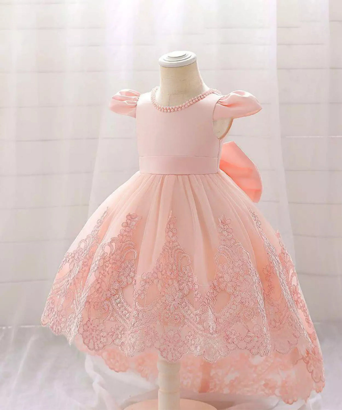 Partywear Peach Dress