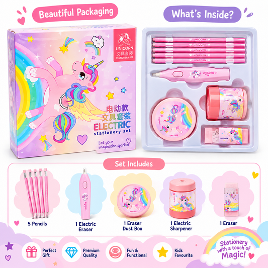 iLearnNGrow Electronic Stationery Kit – Complete Electric Study & Desk Helper for Kids