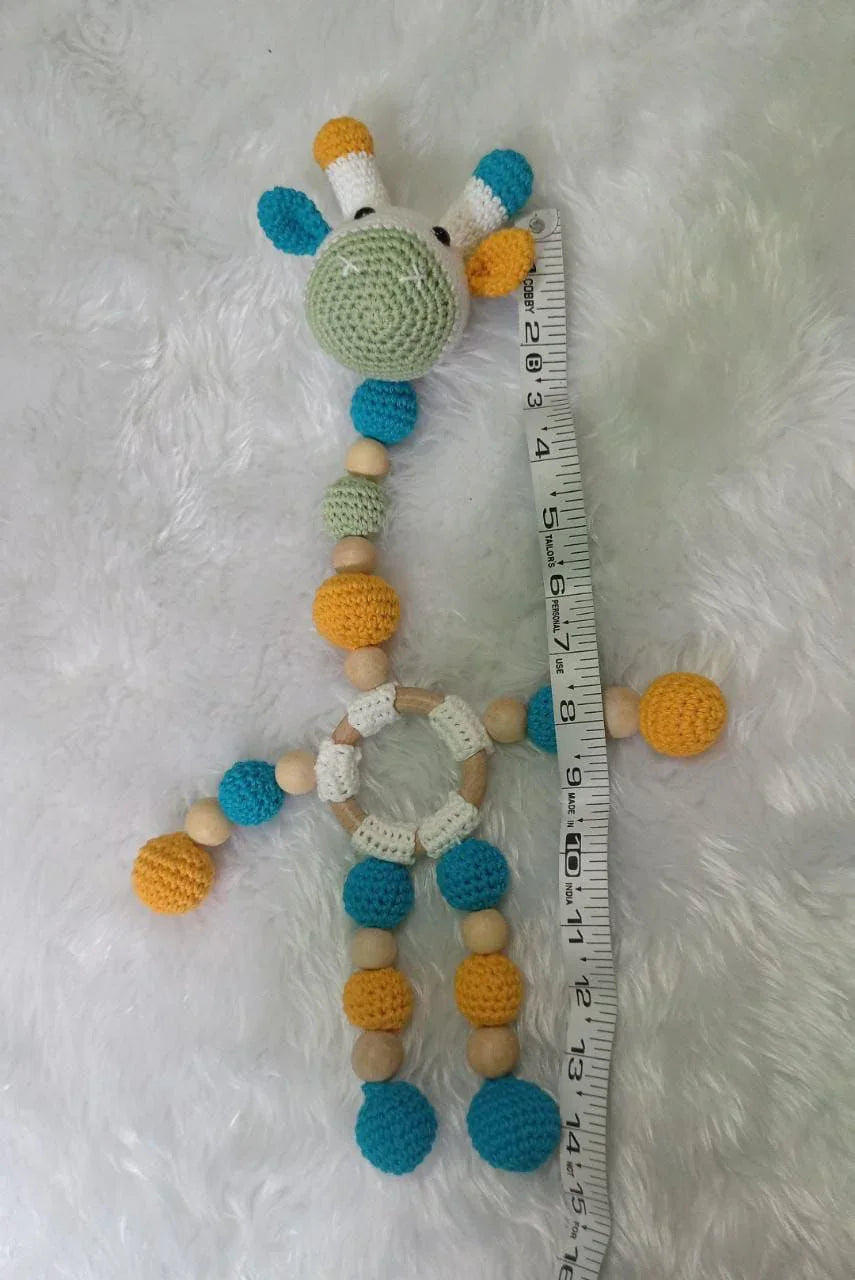 Giraffe Crochet Rattle Baby & Toddler