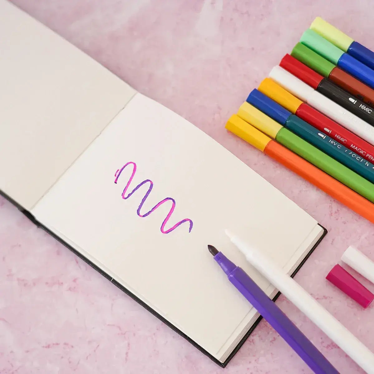 iLearnNGrow Set of 12 Magic Erasable Pens – Smooth Writing with Magic Pen Eraser
