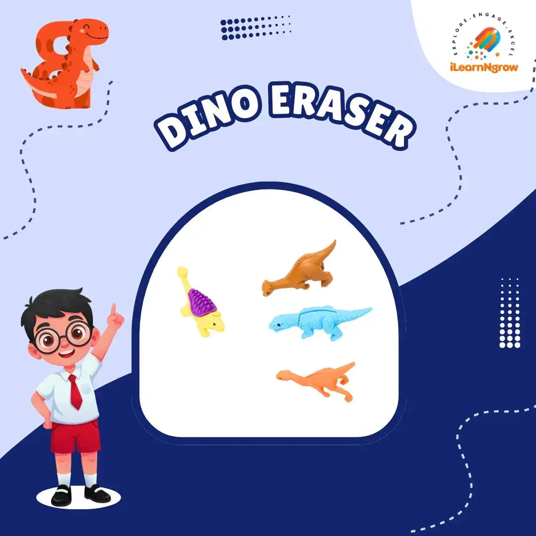 Dinosaur Theme Gift Bundle for Kids Sipper Bottle, Eraser & Wallet