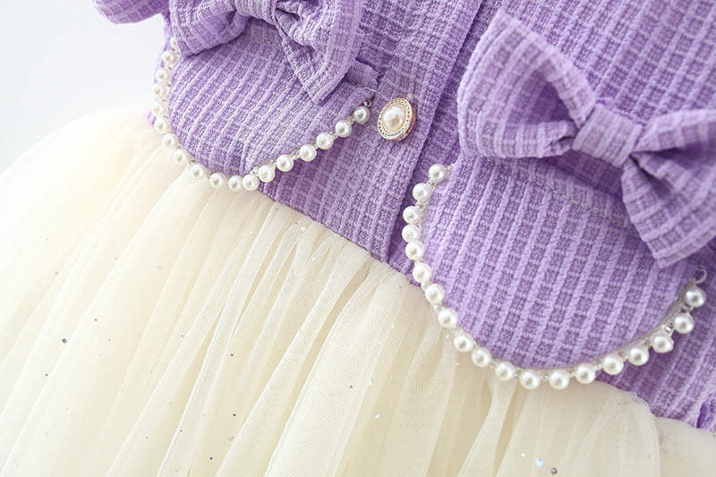 Girls' Lavender Party Dress