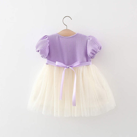 Girls' Lavender Party Dress