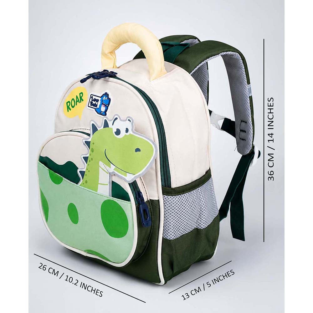 Roar Green Dino Backpack for Toddlers & Kids