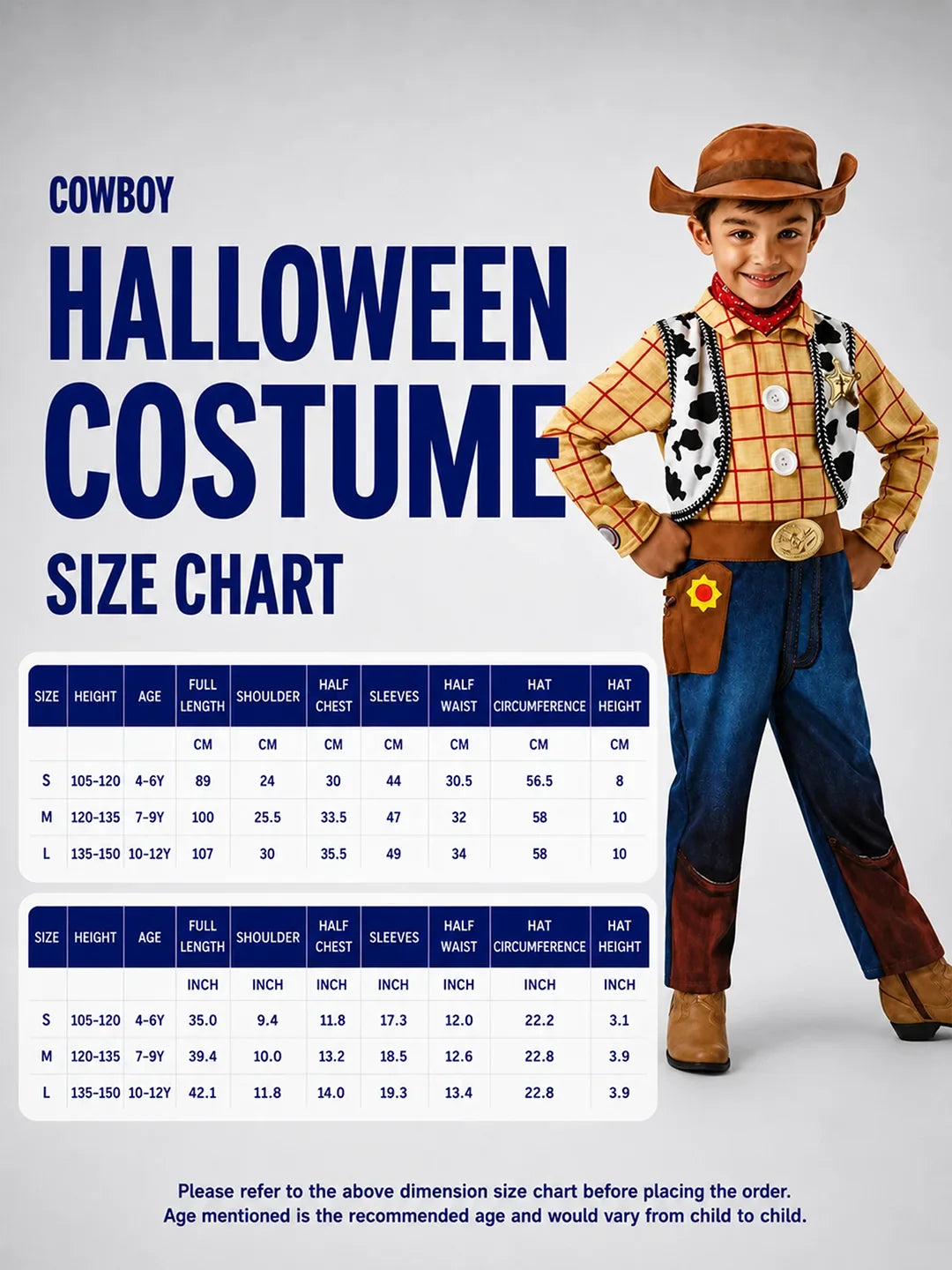 Cowboy Theme kids' Halloween costume