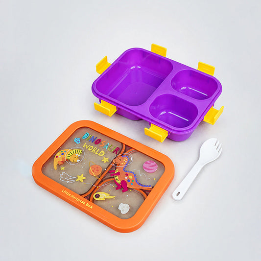 Compact Dinosaur World Lunch Box