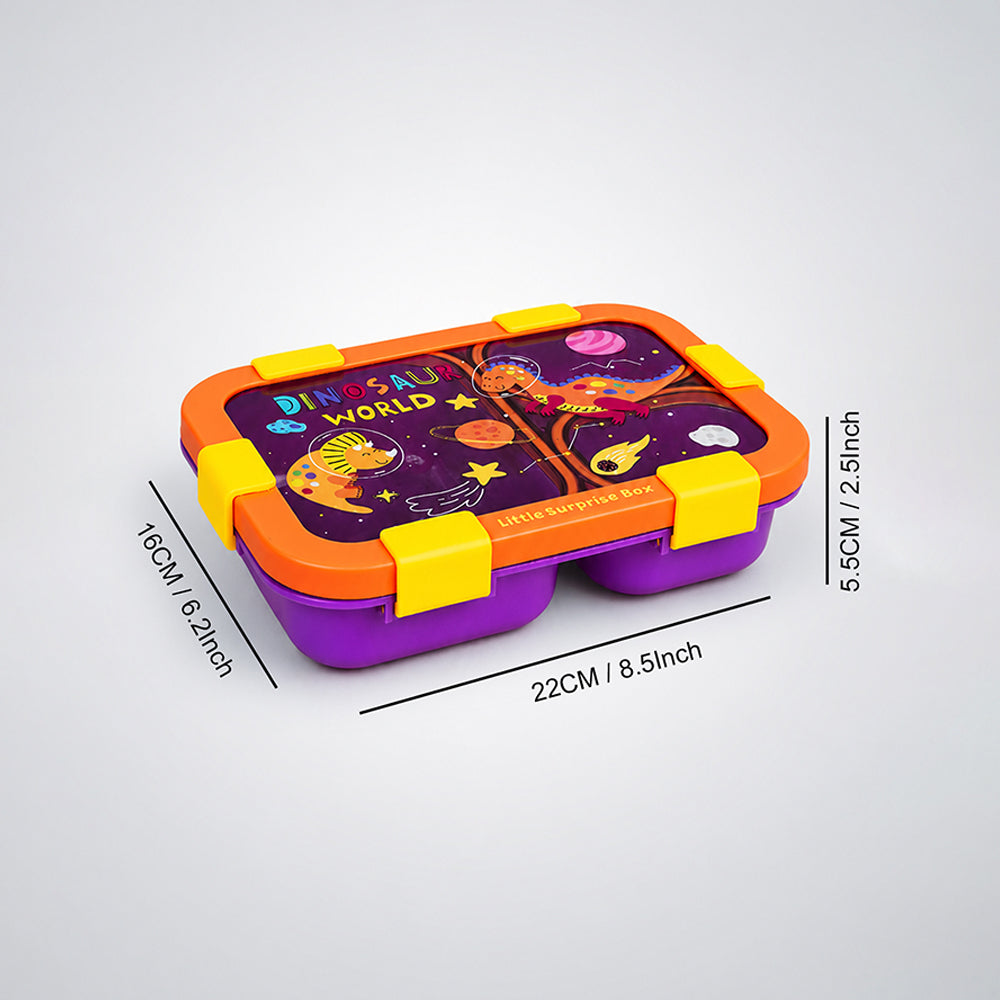 Compact Dinosaur World Lunch Box