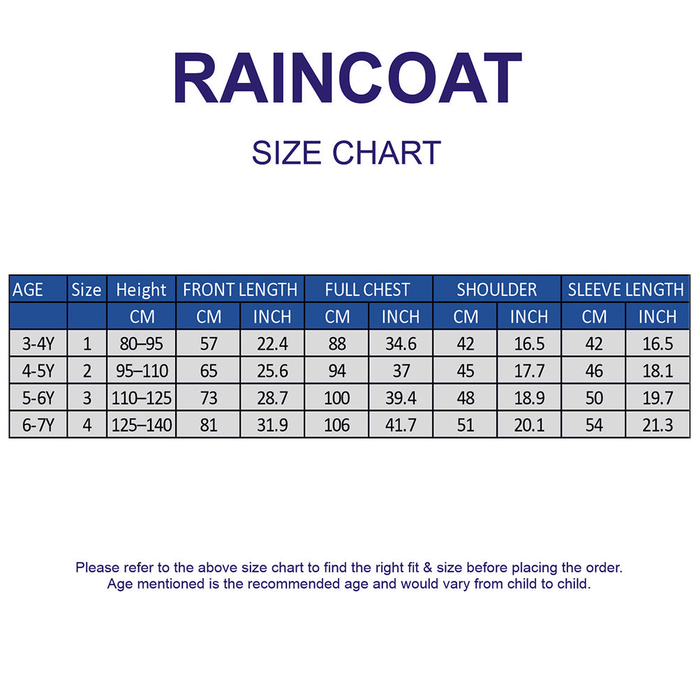 Yellow Duck 3D Paw Knee Length Raincoat for Kids