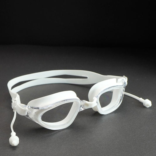 White Cat eye Shape Frame Anti-Fog UV Protection Leakproof design Swim Goggles for Adults - Little Surprise Box