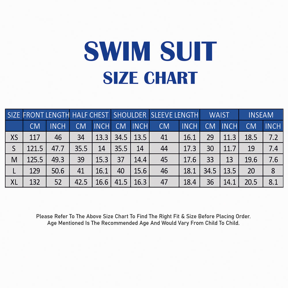 Full Length Navy Blue Stirrup Foot Loop, Teens and Womens Swimwear in UPF 50+ with Free Washbag - Little Surprise Box