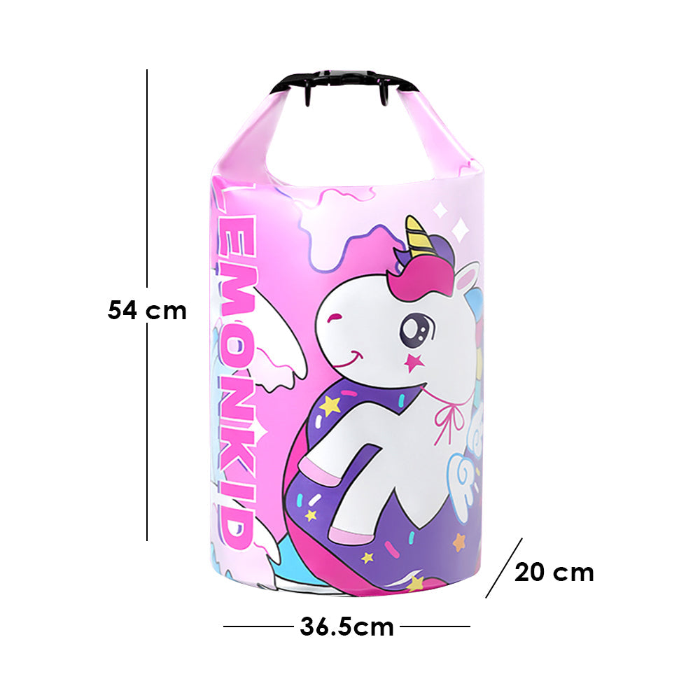 Pink Uni Big Size Clip on & Backpack style Waterproof Swimming Bag/ Beach Bag - Little Surprise Box