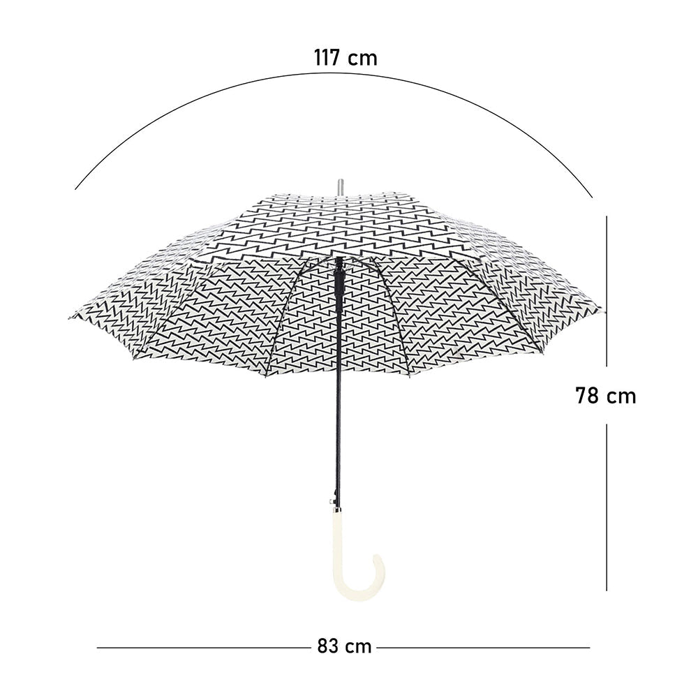 Black & white monochrome print Big size Umbrella for Adults - Little Surprise Box