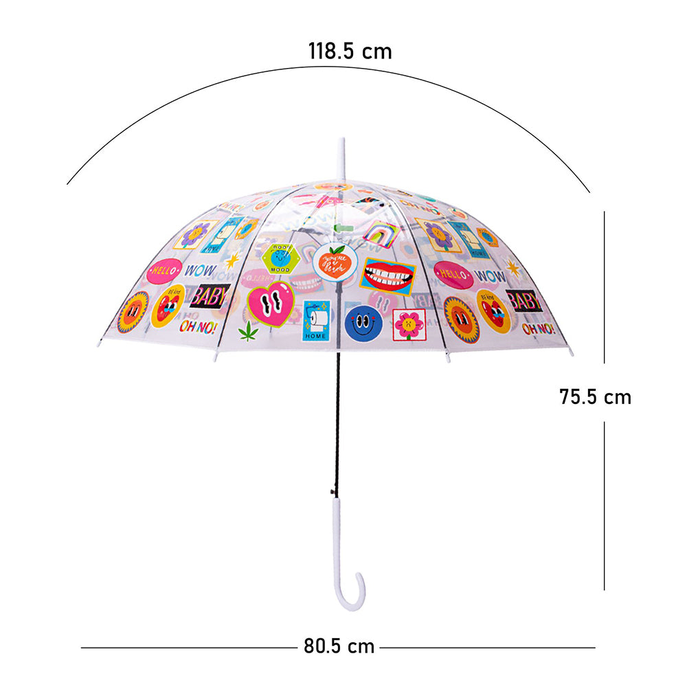 Stamp Transparent Umbrella for Adults - Little Surprise Box