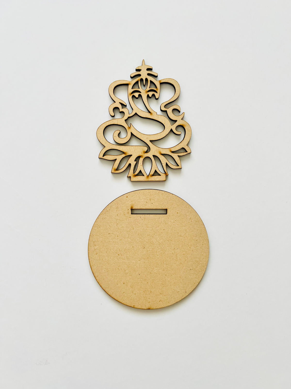 DIY Wooden Lord Ganesha Tealight Holder Kit