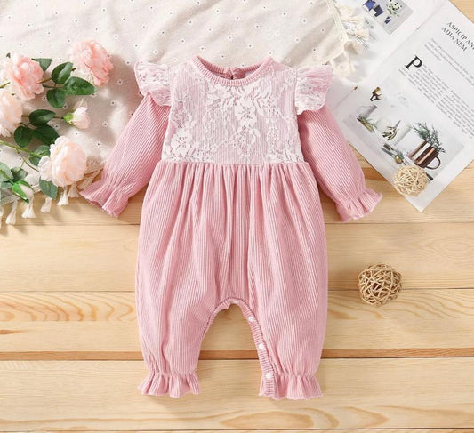 Baby Girl Romper With Net Lining