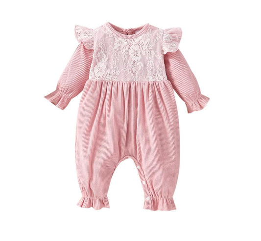 Baby Girl Romper With Net Lining
