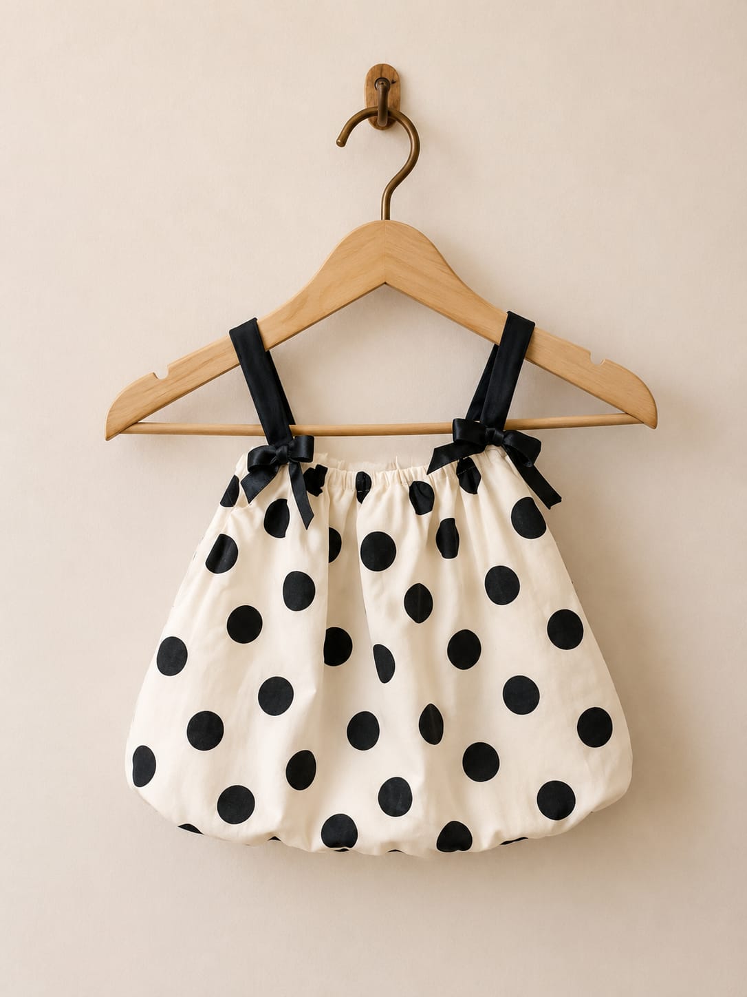 Ivory and Black (Polka Dot)