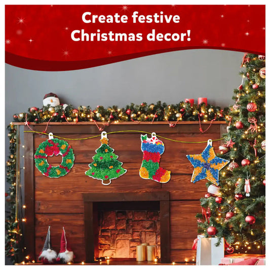 Poke in Art Christmas Decor