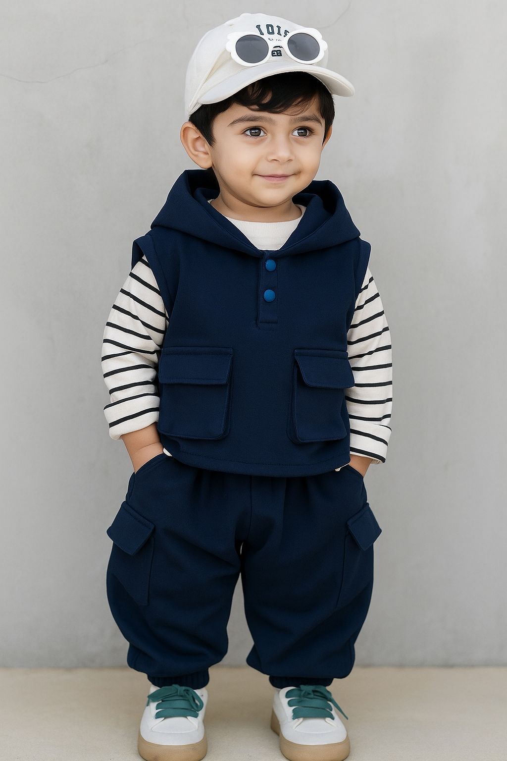 Jacket, Denims, Shirt - Black