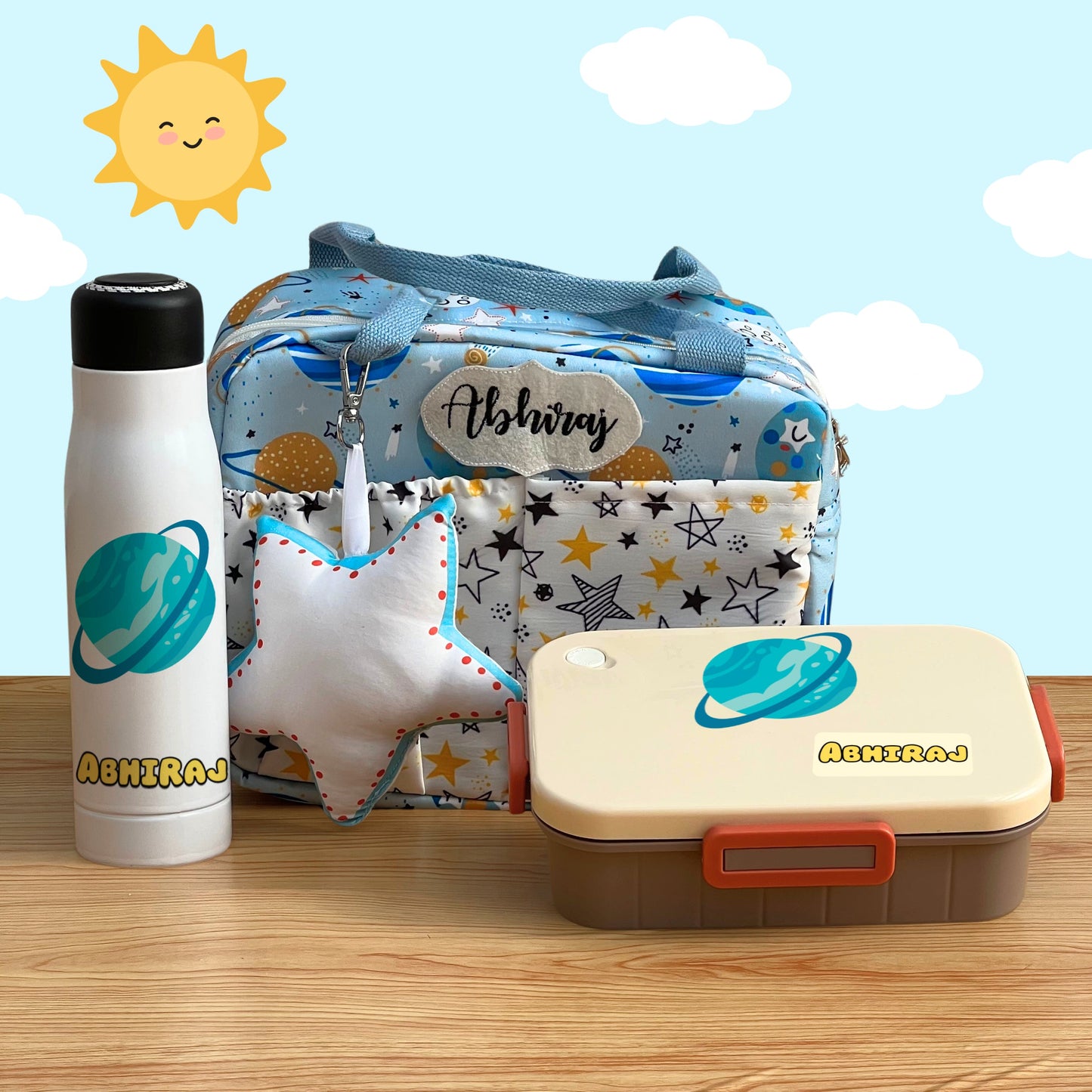 Kids bag with bottle