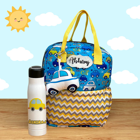 kids bag with bottle