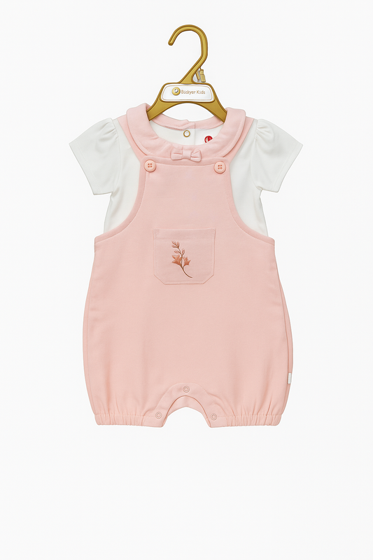 Short Sleeve T-Shirt & Dungaree Set