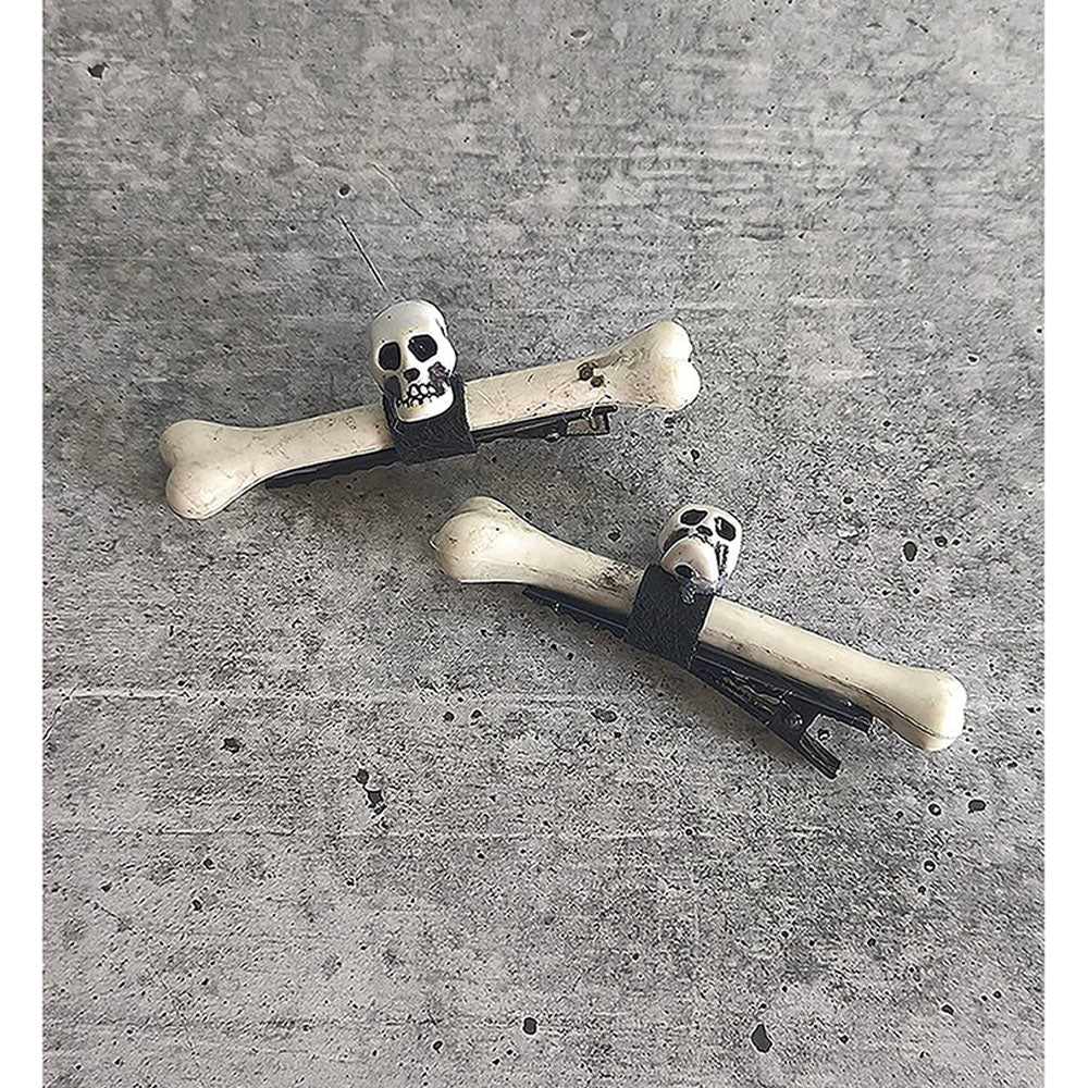Skull & Bone Hair Clip