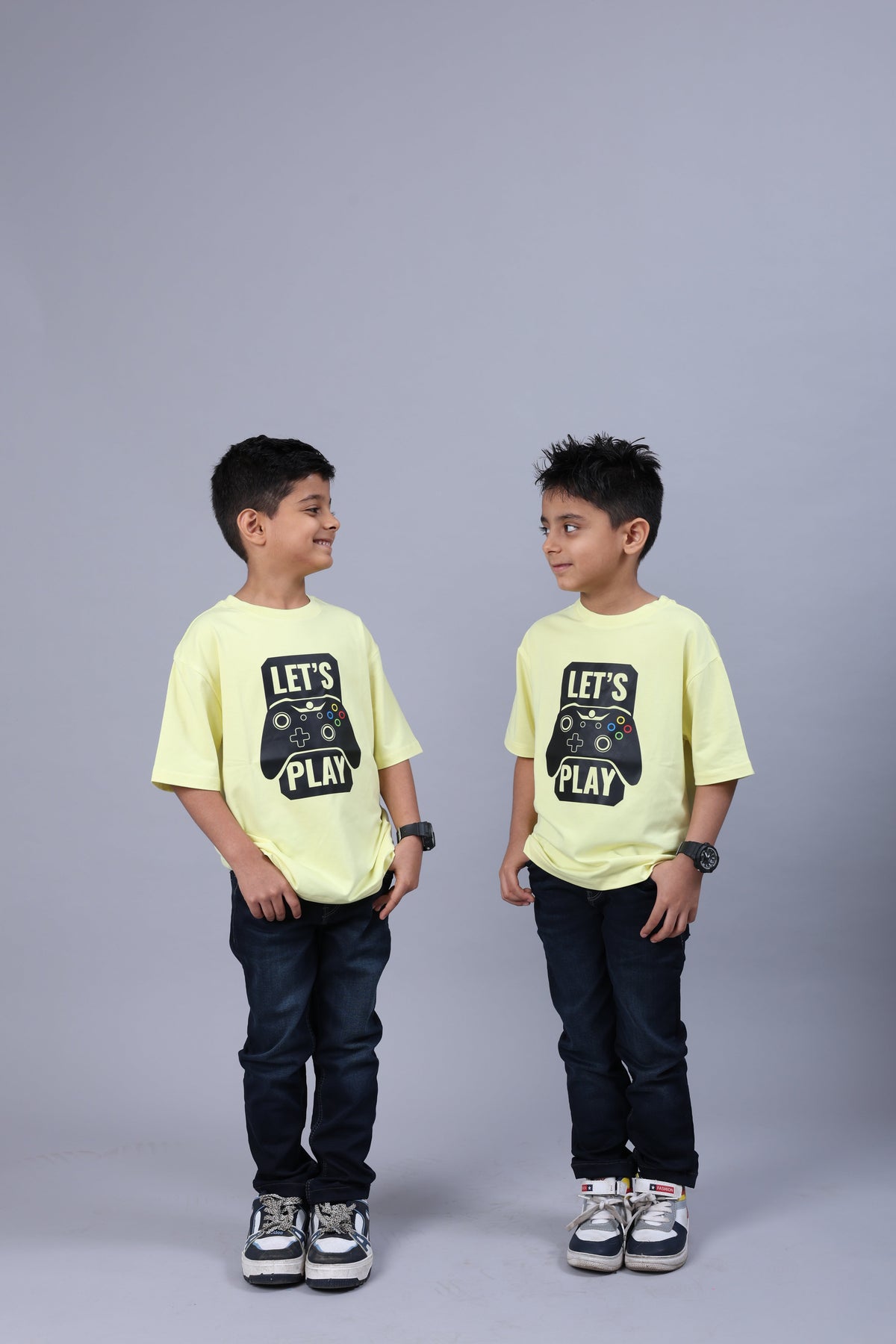 Paxton Bamboo Graphic T-Shirt – Let’s Play Gaming Print Kids T-Shirt