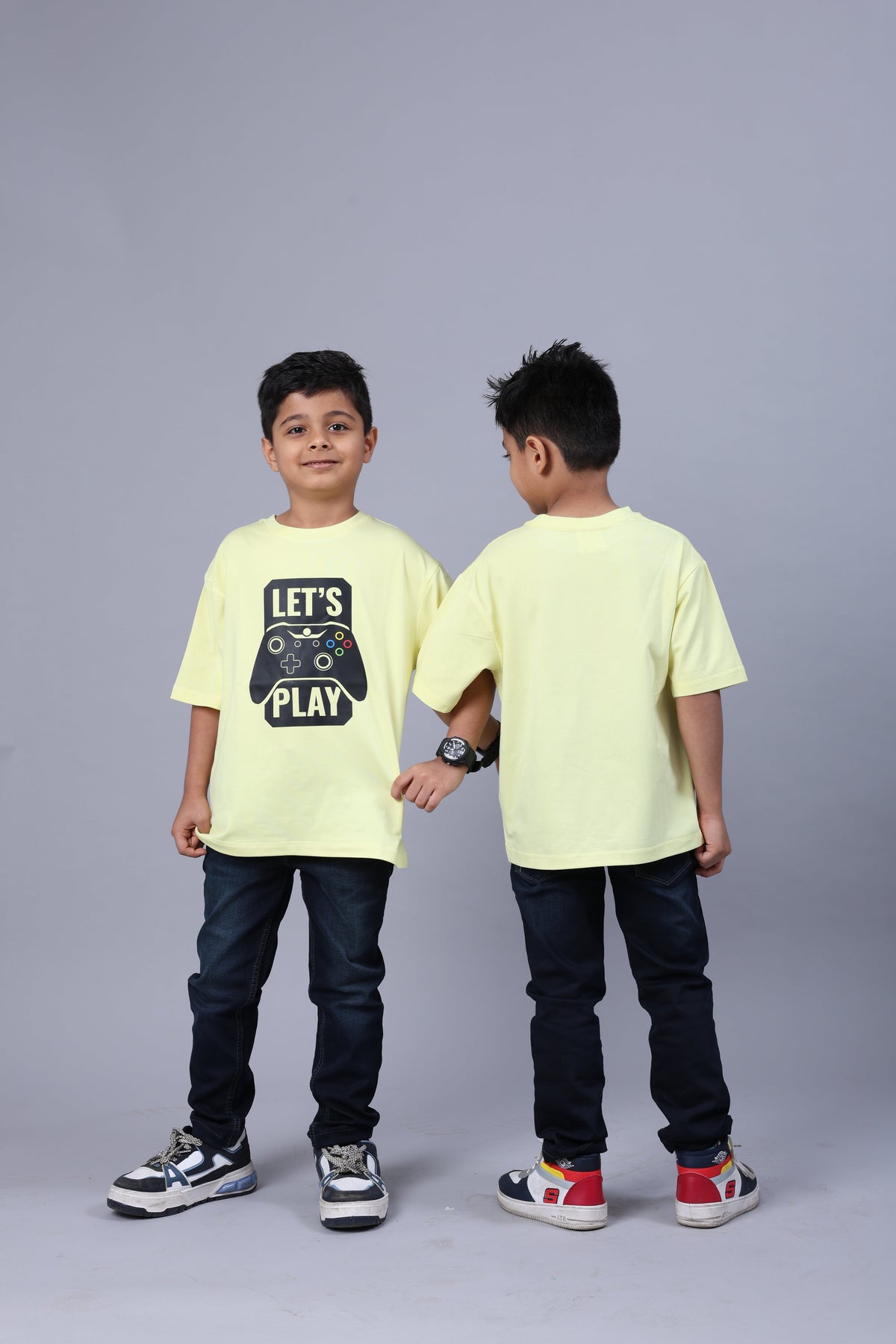 Paxton Bamboo Graphic T-Shirt – Let’s Play Gaming Print Kids T-Shirt