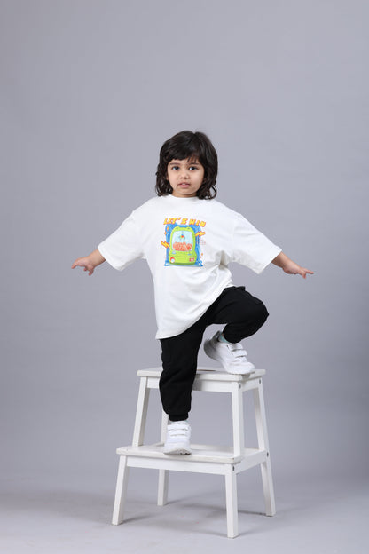 NOEL Bamboo Graphic T-Shirt – Let’s Win Arcade Print Kids T-Shirt